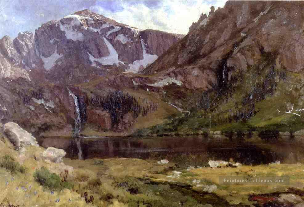 Montagne Lake Albert Bierstadt Peintures à l'huile